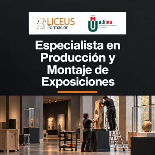 Especialista en producción y montaje de exposiciones