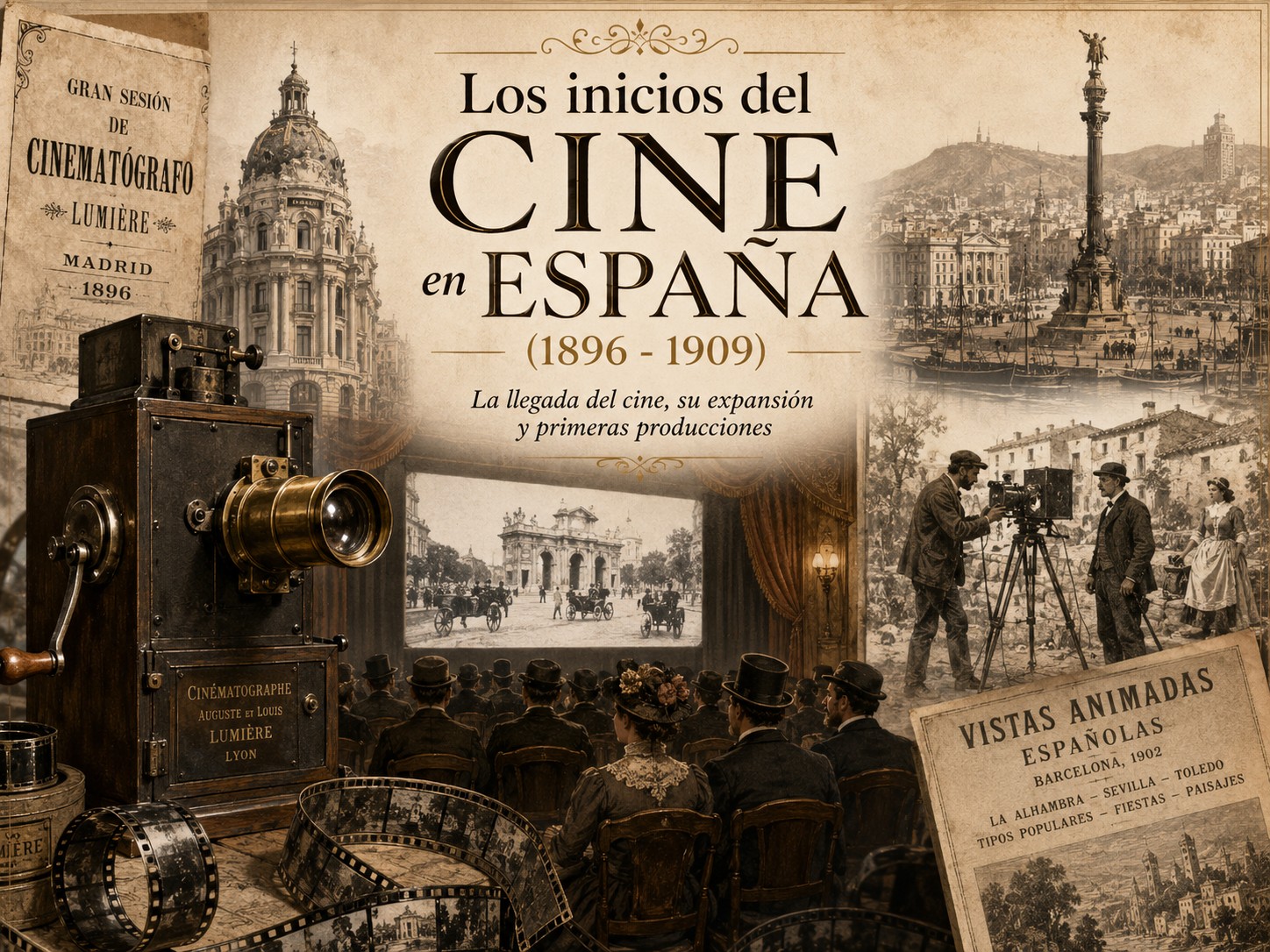 Los inicios del cine en españa Los inicios del cine en españa