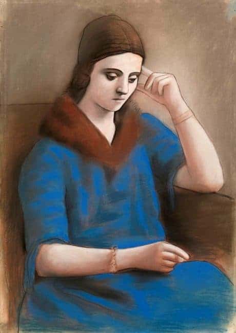 Olga Picasso- pensativa