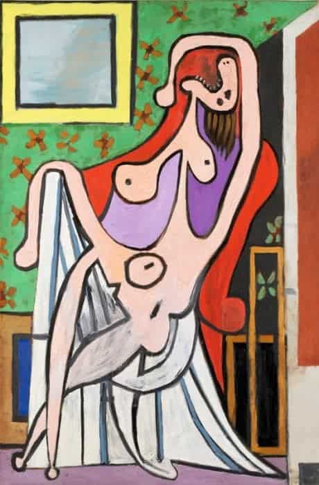 Olga Picasso-sillón rojo