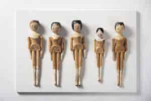 Colección santos lloro- peg dolls francia-italia, tercer tercio del siglo xix