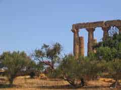 Sicilia templo de Hera en Agrigentoo