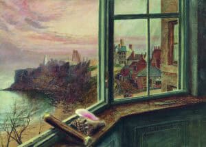 Prerrafaelismo. Alice Boyd Vista desde la ventana de Balcony House, 1864 