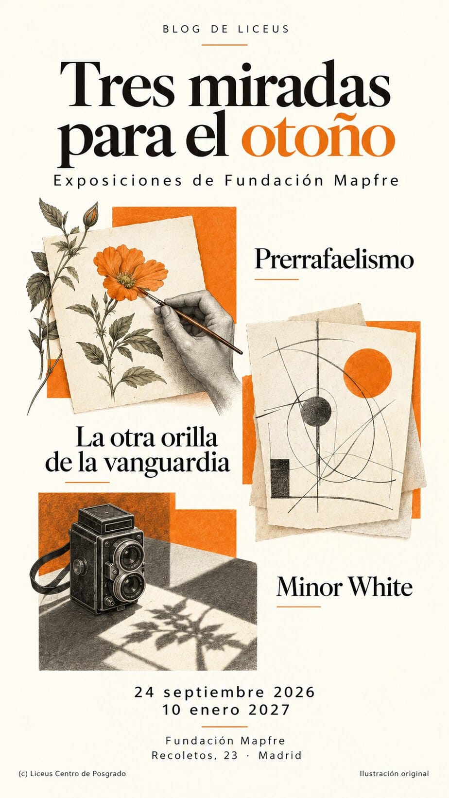Tres miradas para el otoño-fundación mapfre